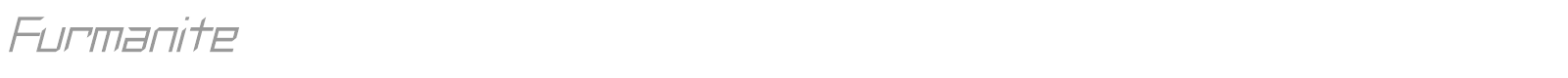 Furmanite font preview